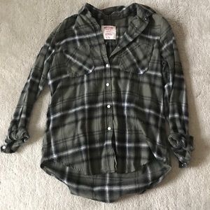 Mossimo green flannel
